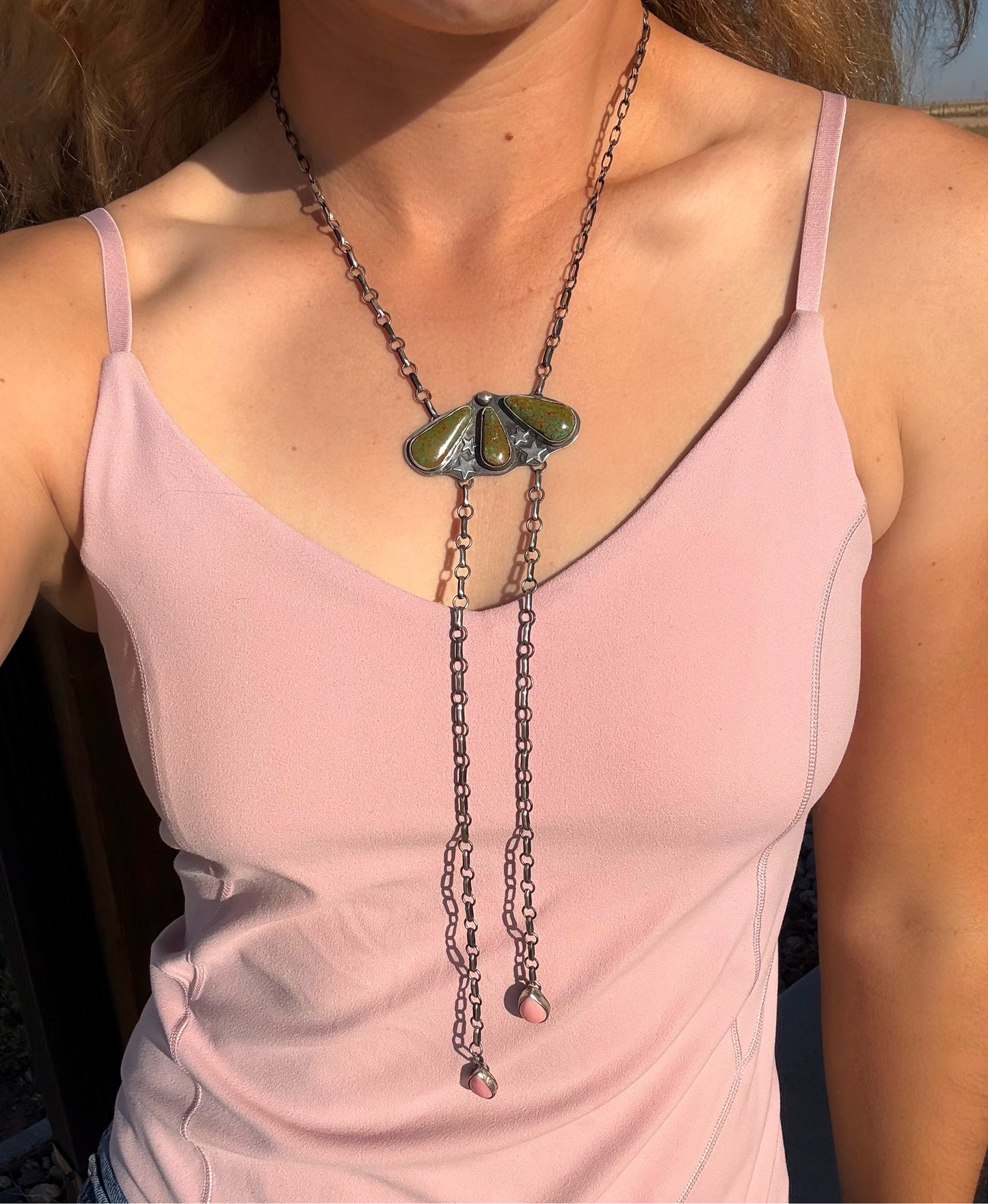 The Elisa Bolo Tie Necklace