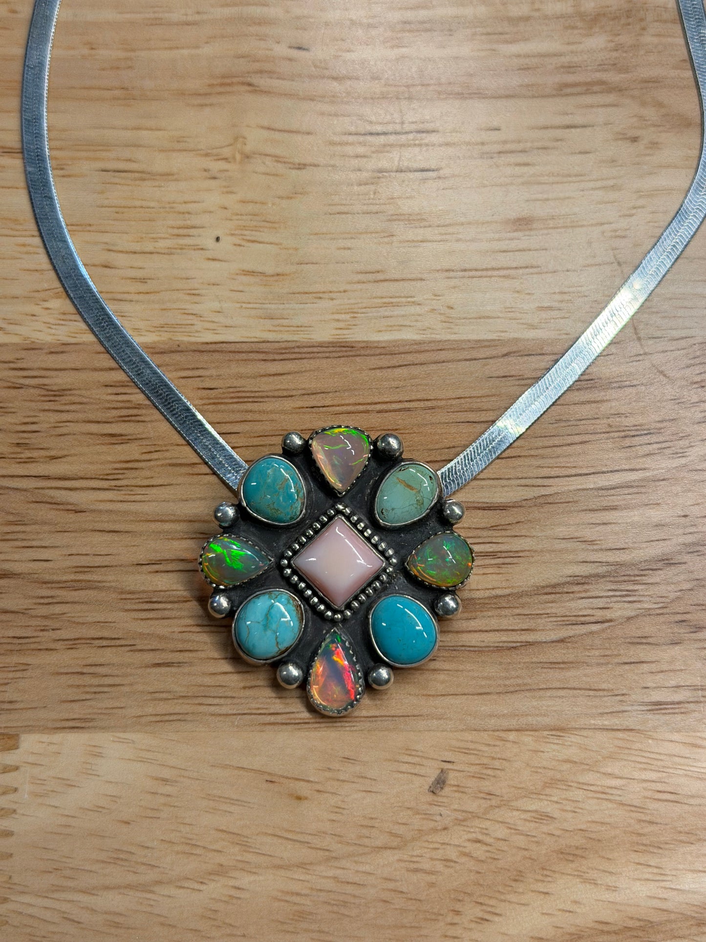 The Opaltunities are Endless Herringbone Necklace
