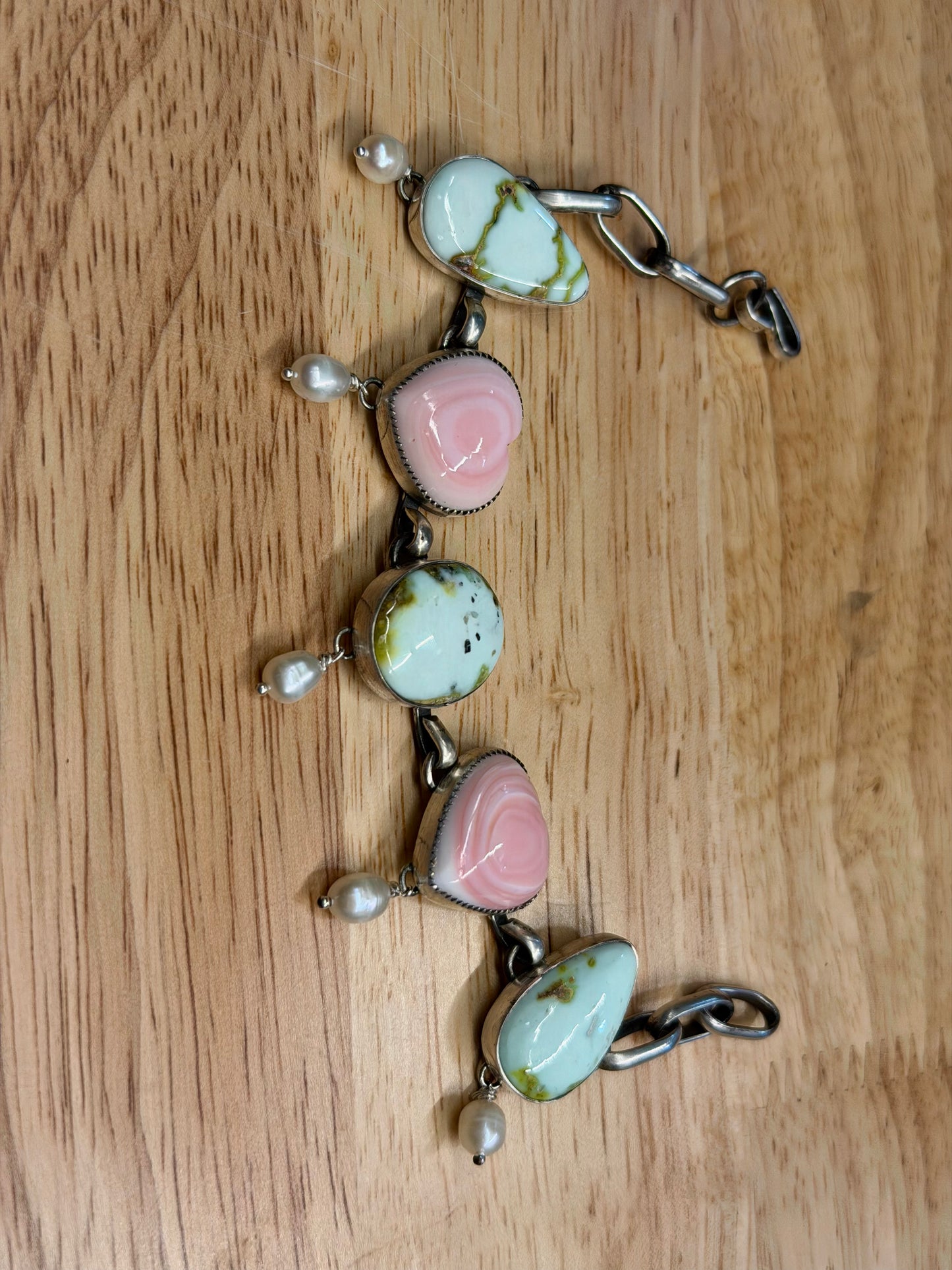 Palomino Pinks and Pearls Bracelet