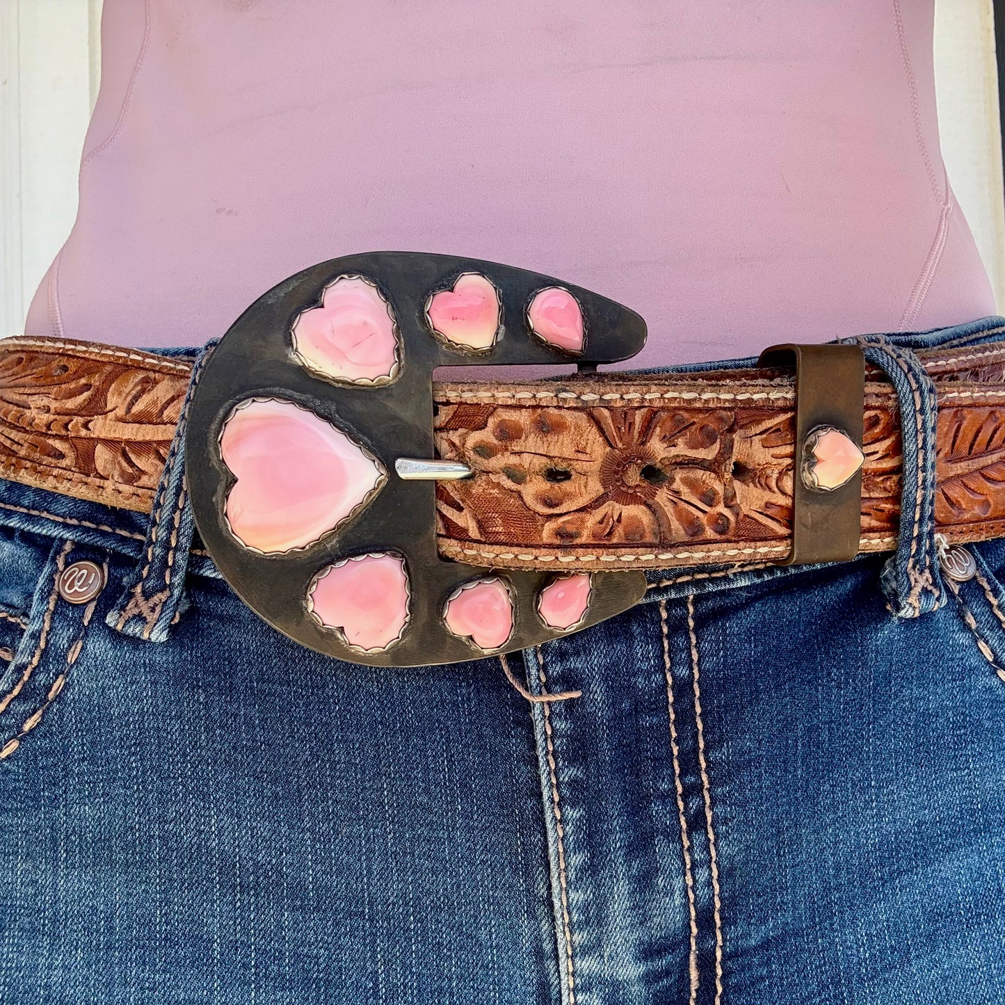 Pink Pony Club Belt Buckle
