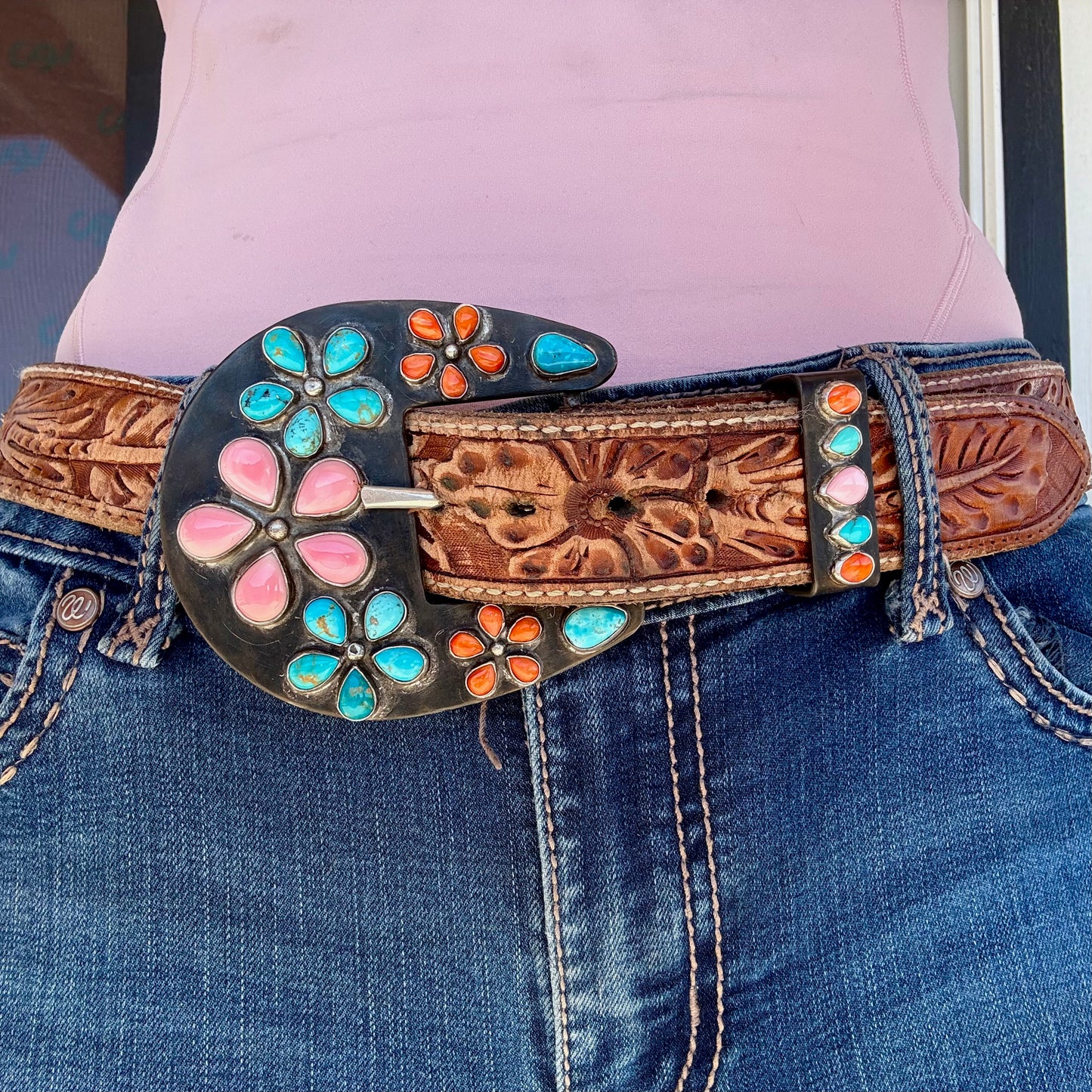 Blooming Beautiful Belt Buckle