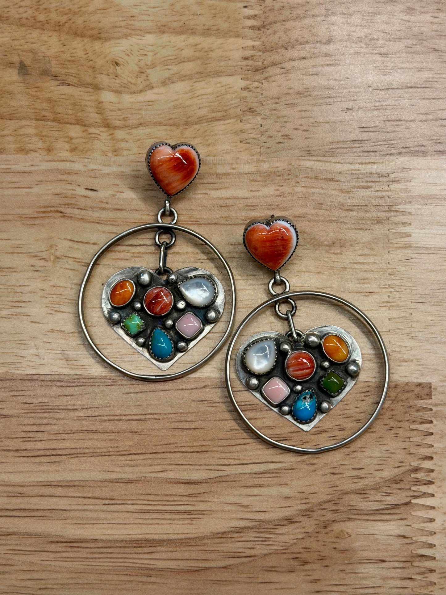 Technicolor Heart Hoops