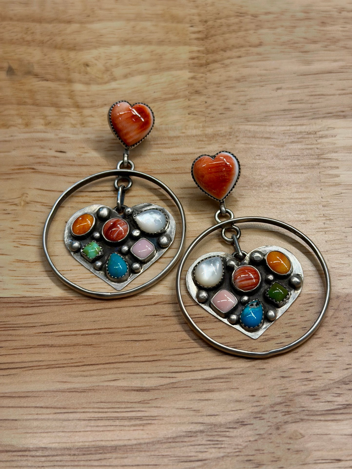 Technicolor Heart Hoops