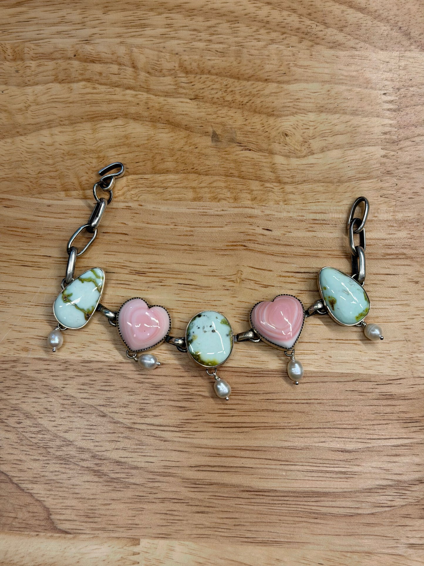 Palomino Pinks and Pearls Bracelet