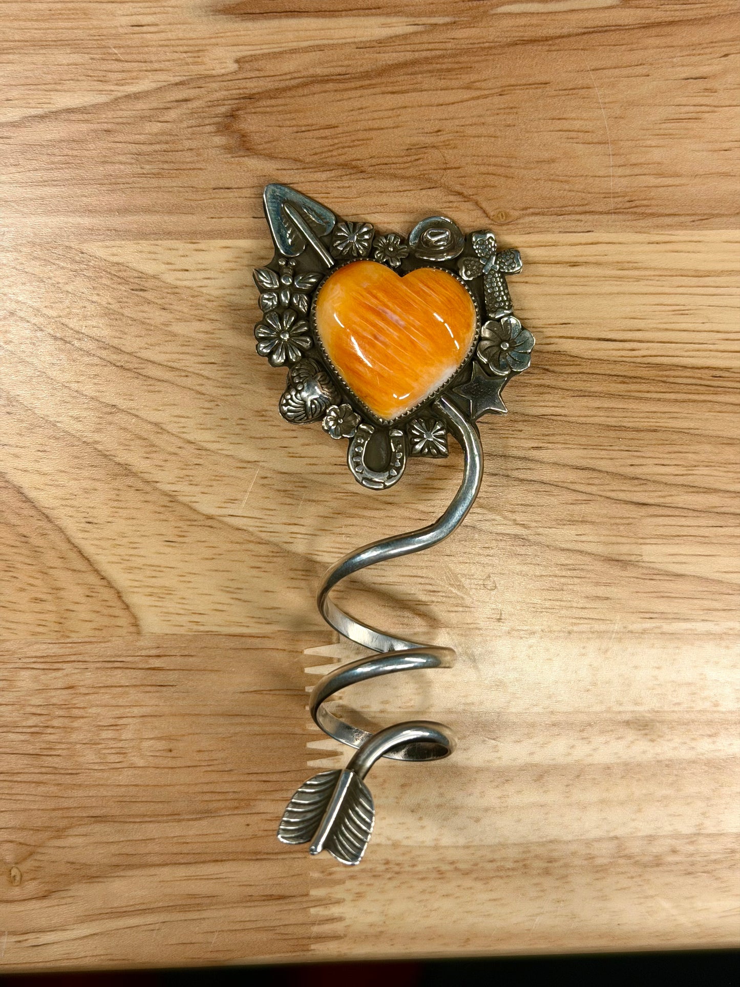 Pierce My Heart Spiral Ring