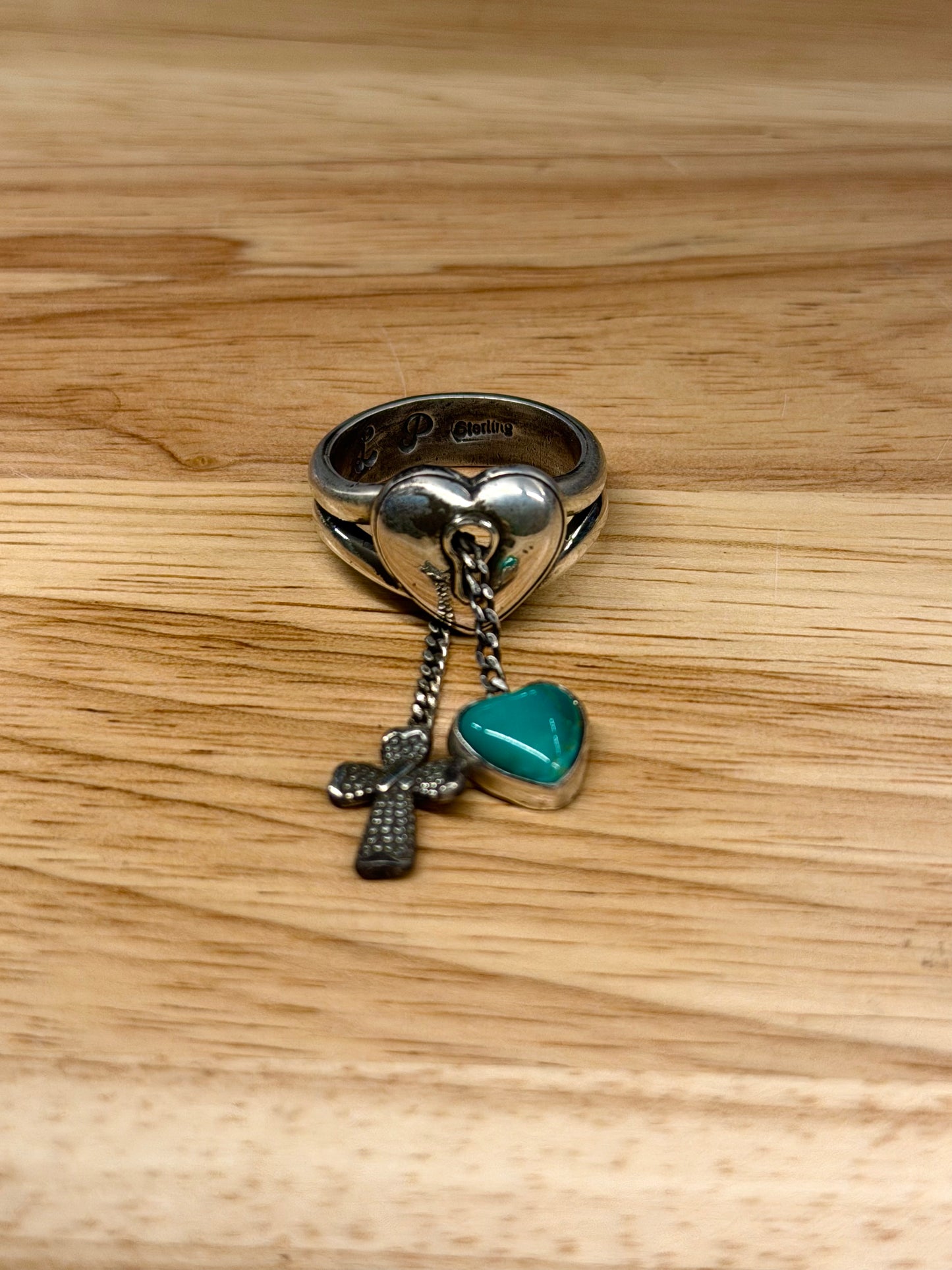 The Christ is Key Fringe Fidget Ring