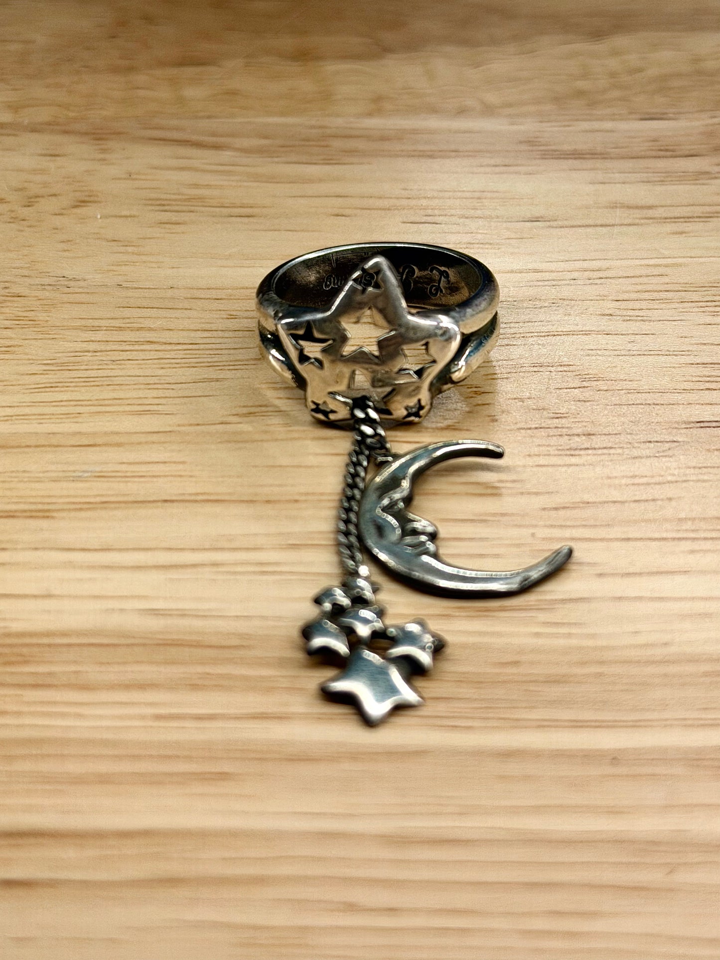 The Shooting Stars Fringe Fidget Ring