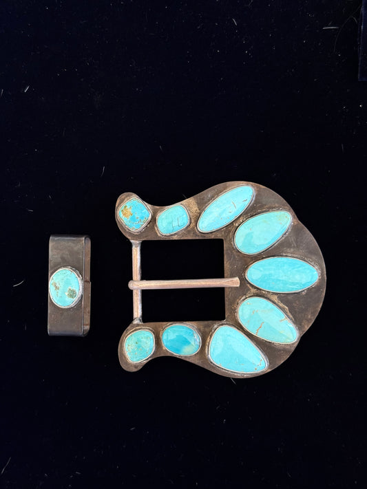 Infinity Pools Turquoise Belt Buckle