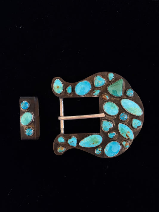 Totally Turquoise Belt Buckle