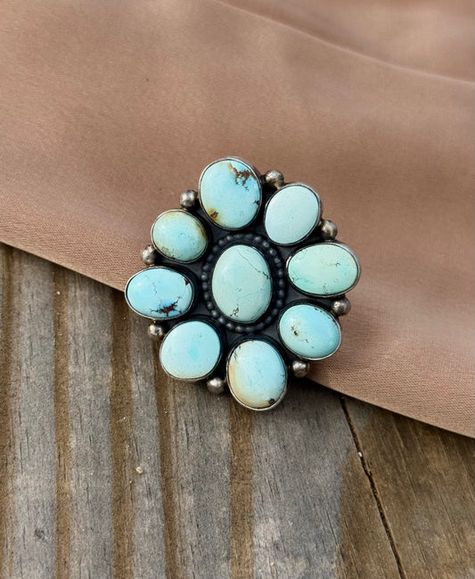 Tricia Smith Golden Hills Cluster Ring