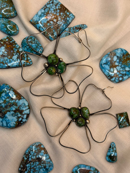 Hawaiian Flower Earrings