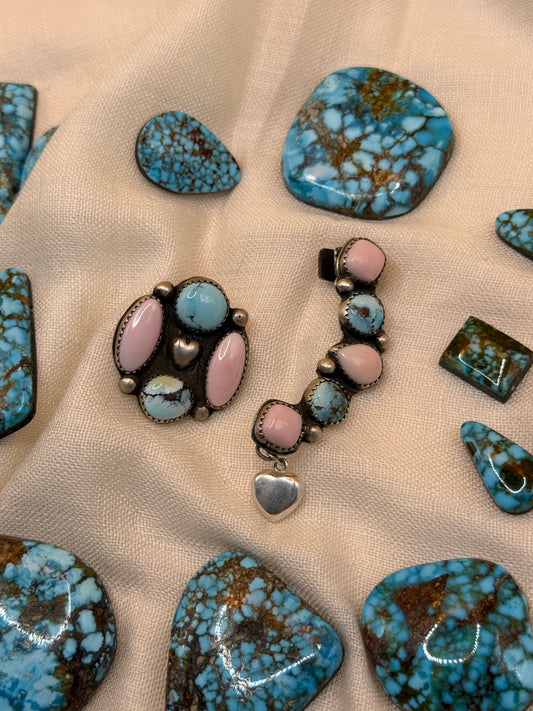 Golden Girl Ear Crawler Stud Earring Set